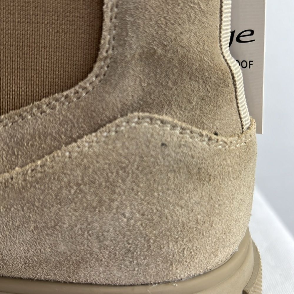 Aqua College Petra Waterproof Chelsea Booties- Sand- Size 8- NIB - Picture 7 of 11